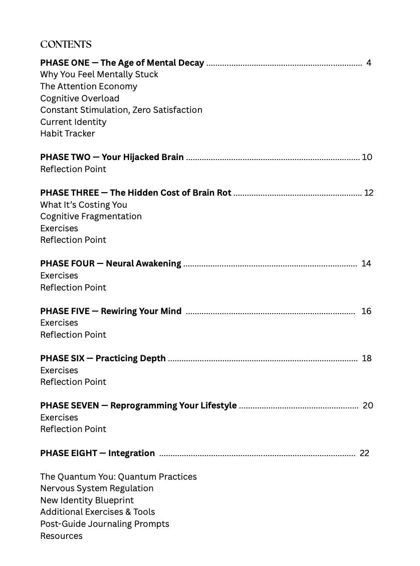 Reverse Engineering The Brain Rot E Guide - The Ultimate Guide to Rewiring Your Mind